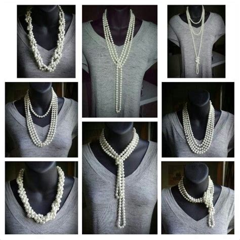 Pin By Marilyn Davignon On Ways To Wear Jewelry Long Pearl Necklaces