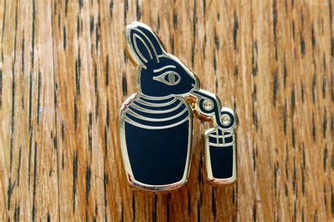 Ancient Egyptian Rabbit Pin Enamel Pin Badge Ancient Egypt | Etsy