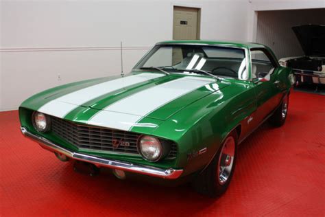 Chevrolet Camaro Coupe 1969 Rally Green For Sale 124379l504991 1969