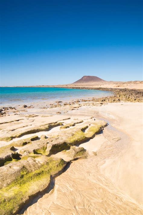 Landscape Of Beach And Volcano In La Graciosa Island Canary Islands