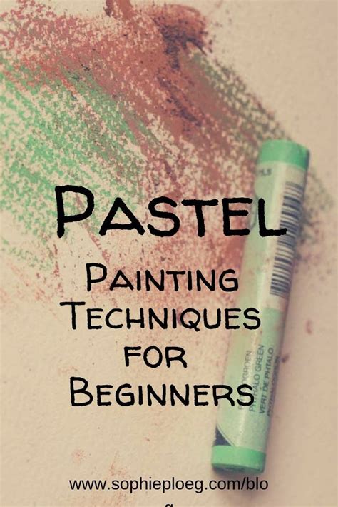 Basic Pastel Painting Techniques For Beginners Oil Pastel Art Oil
