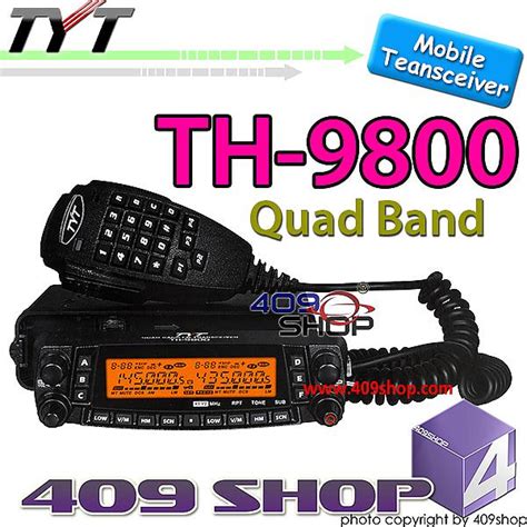 Tyt Th 9800 Th9800 Quad Band 2950144430mhz Transceiver 409shop
