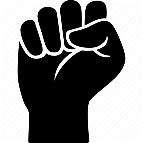 Raised Fist Icon At Getdrawings Free Download