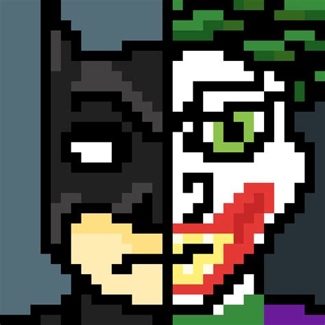 Pixilart Batman And The Joker By Cherokee T