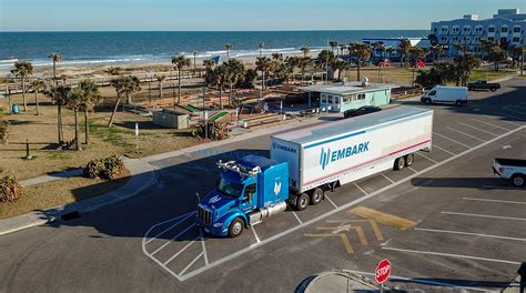 Embark Self Driving Truck Completes Coast To Coast Test Run Transport
