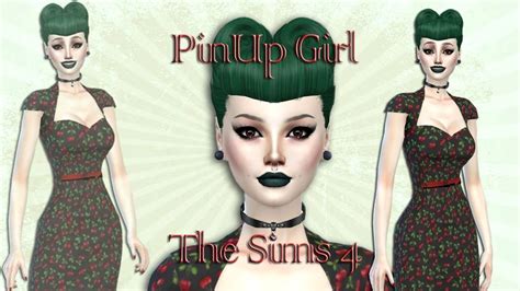 The Sims 4 Create Un Sim Pinup Girl Cc Youtube