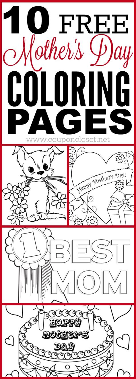 Discover our free mother's day coloring pages. 10 FREE Mother's day Coloring Pages - One Crazy Mom