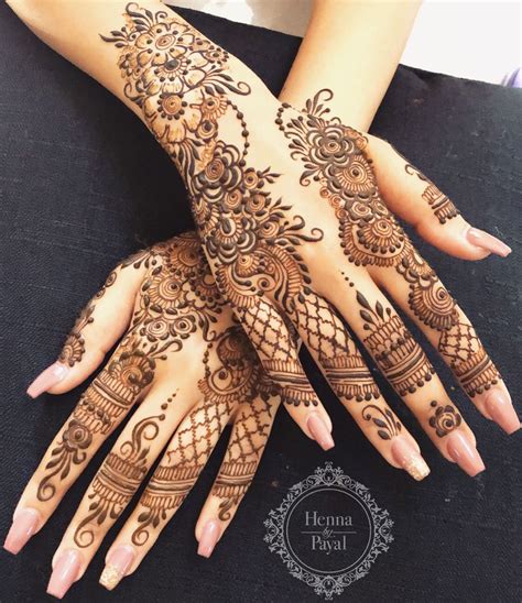 Flower Henna Design Shaadiwish