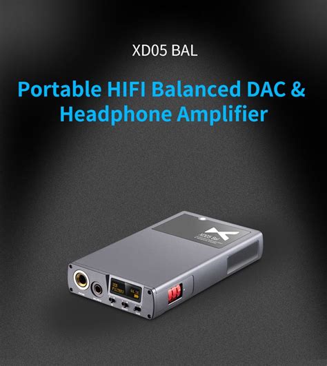 Xduoo Xd05 Bal Dual Es9038 Hd Bluetooth Hifi 4 4 Balanced Dac Headphone Amplifier Amp 1000mw
