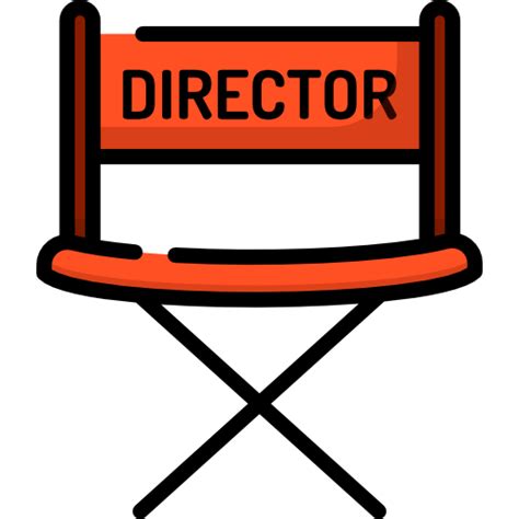 Silla De Director Icono Gratis