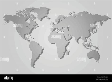 Gray Map Vector Illustration Stock Vector Image And Art Alamy