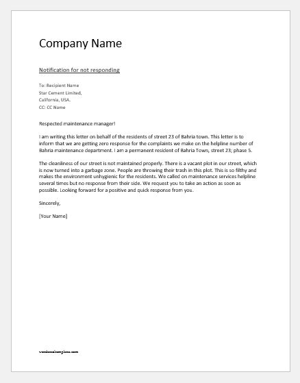Sample letter to employer for informing change of bank account for salary transfer. Sample Letter From Supplier To Customer | Classles Democracy