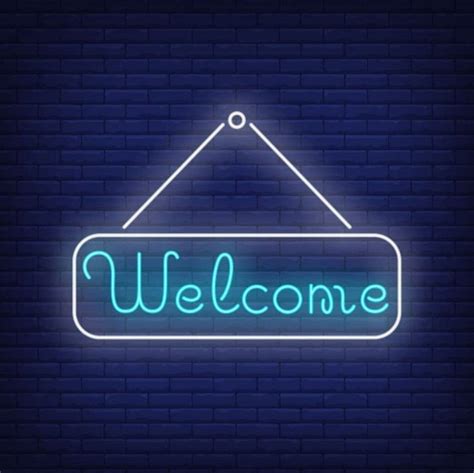 Welcome Neon Sign Home Neon Light Sign Room Led Neon Sign Etsy