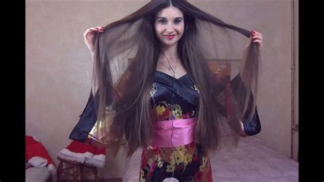 Beautiful Sexy Asmr Girl Brushing Her Long Hair No Talk Youtube