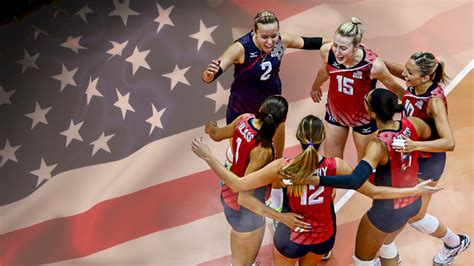 All In Usa Womens National Volleyball Team Flovolleyball Volleyball