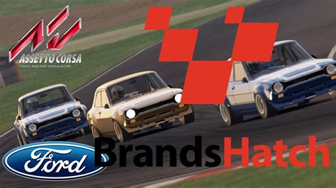 Assetto Corsa Brands Hatch Indy Ford Escort Rs Race Youtube
