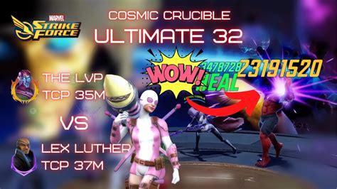 Ultimate First Look At New Warriors Beating Gamma Stage Cosmic Crucible Marvel Strike Force