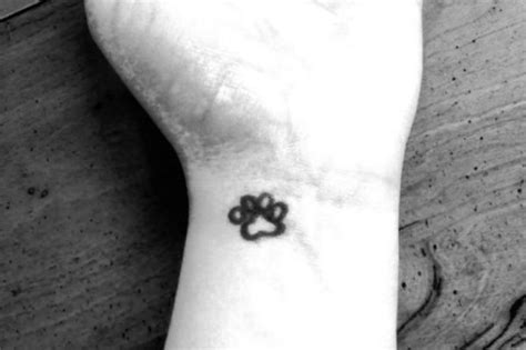 34 Amazing Paw Print Tattoos For Wrist Wrist Tattoo Designs