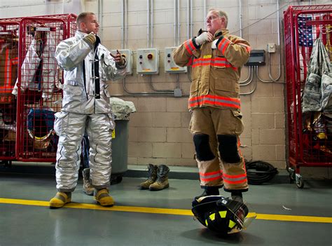 Wing Commander Fights Flames With Base Fire Department Eglin Air