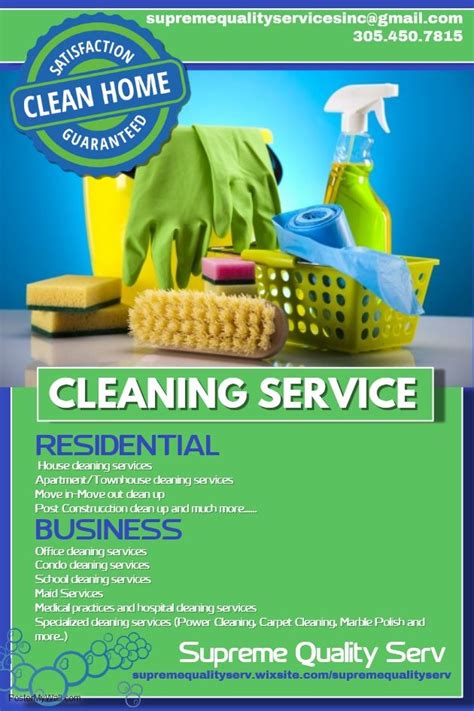 Pin By Claudia On Cleaning Tips Cleaning Service Flyer Free Brochure Template Business Template