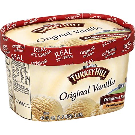 Turkey Hill Original Vanilla Premium Ice Cream Ice Cream Reasor S