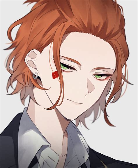 Aesthetic Orange Haired Anime Boy Kopler Mambu