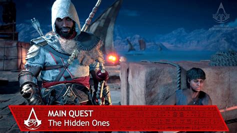 Assassins Creed Origins The Hidden Ones Main Quest The Hidden