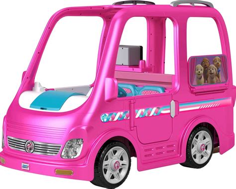 Power Wheels Barbie Dream Camper Battery Powered 12v Ride On Vehicle