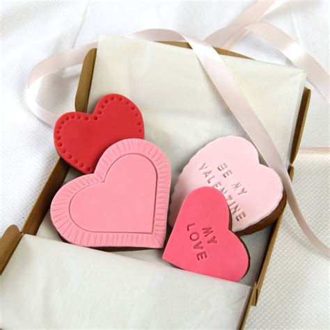 Personalised Valentine's Cookie Gift Set By Fingerprints Gifts | notonthehighstreet.com
