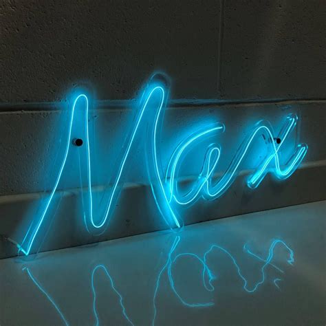 Personalised Neon Any Name Sign By Perfect Personalised Ts