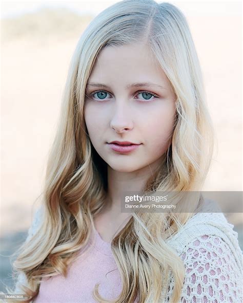 I guess some people are saying that the ancient greeks had blond hair blue eyes but blondes were then and are now, the minority. Head Shot Blond Girl With Blue Eyes High-Res Stock Photo ...