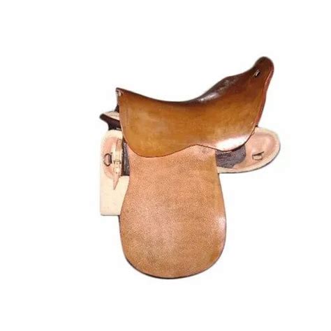 Plain Horse Brown Leather Saddle Seat Sizes 17 185 Inch At Rs 8000