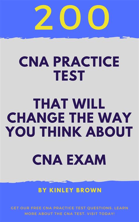 Printable Cna Practice Test