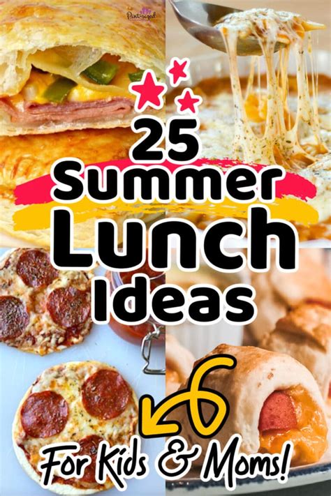 25 Crazy Easy Summer Lunch Recipes For Kids · Pint Sized Treasures