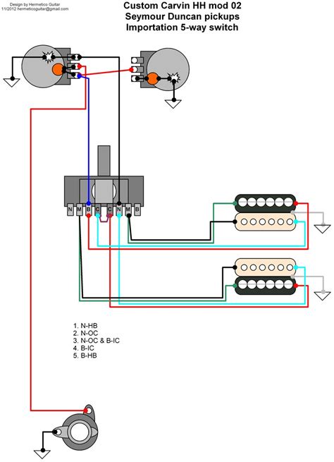 Guitar Pickup Switch Wiring Diagram