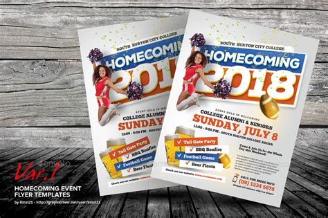 Homecoming Flyer Template