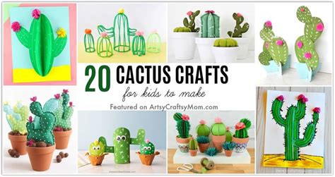 20 Cute Cactus Crafts For Kids