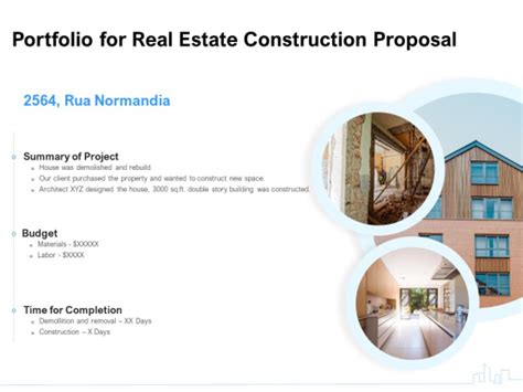 Land Holdings Building Portfolio For Real Estate Construction Proposal Ppt Infographics Brochure
