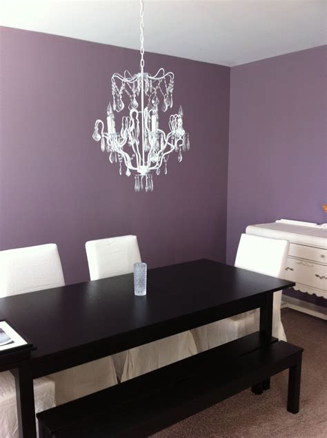 Purple Dining Room Its Coming Together Dining Room Dining Room