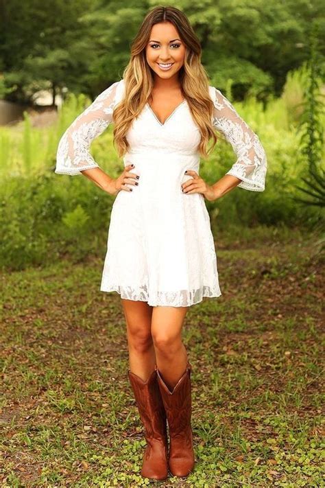 36 How To Wear Cowboy Boots For Women Style Cowgirl Dresses Country