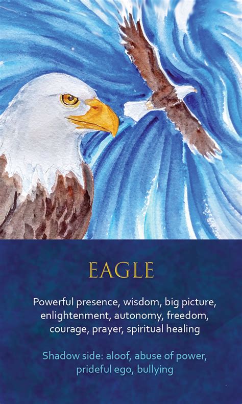 Spirit Animal Awareness Oracle Cards Eagle Find Your Spirit Animal