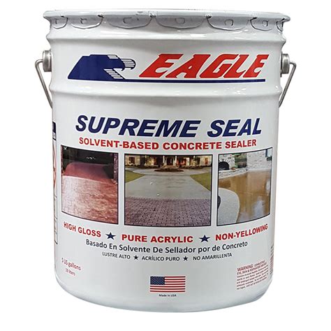 Eagle 5 gal. Supreme Seal Clear High Gloss Solvent-Based Acrylic