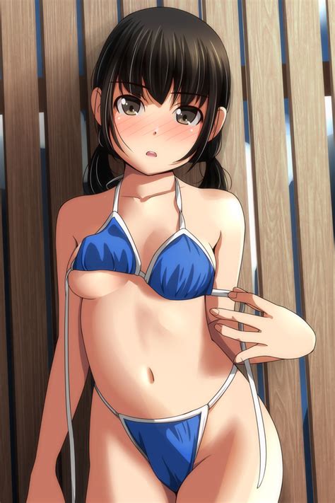 Matsunaga Kouyou Original Absurdres Highres Girl Arm At Side Bare Shoulders Bikini