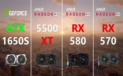 Gtx 1650s Vs Rx 5500xt 4g Vs Rx 580（2304sp 4g） Vs Rx 570（2048sp 4g） Cpu