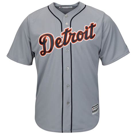 Majestic Athletic MLB Detroit Tigers Cool Base Road Jersey MLB From