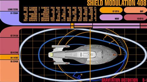 Star Trek Lcars Animations Voyager Shield Modulation 408 Youtube