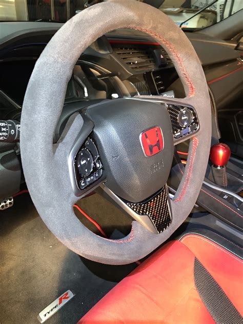 Auto Interior Technic Alcantara Steering Wheel Wrap Installed 2016