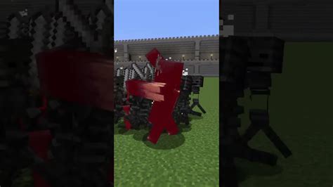 Extreme Mob Battle Warden Vs Wither Skeleton Army マイクラ（minecraft）動画まとめ