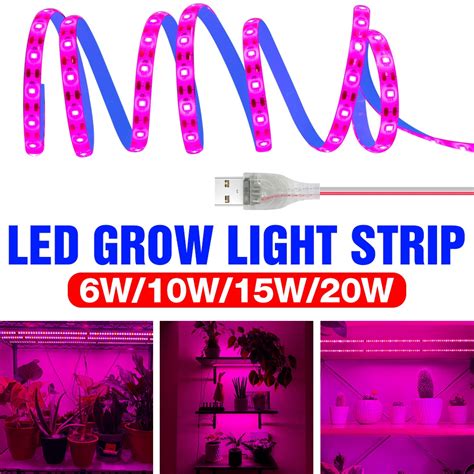 Usb Led Plant Grow Strip Light Full Spectrum Smd Indoor Plant