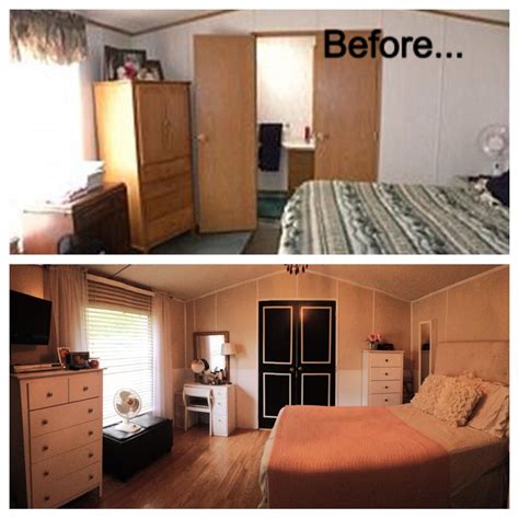 Energy bill got you down? Before and after. Single wide trailer manufactured mobile ...